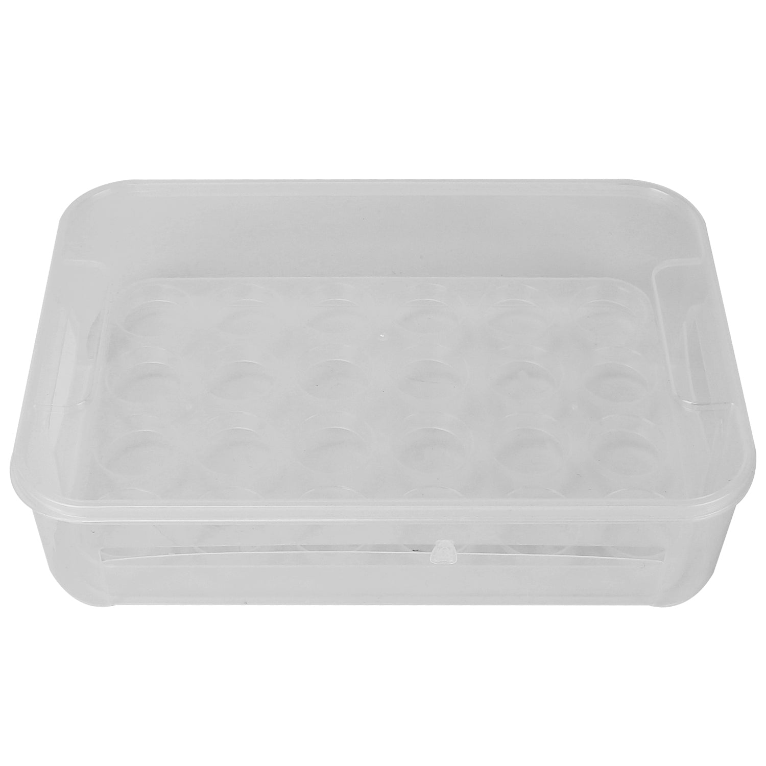 Förvaringsbehållare för ägg i köket – Stapelbar organisatör för 24 ägg