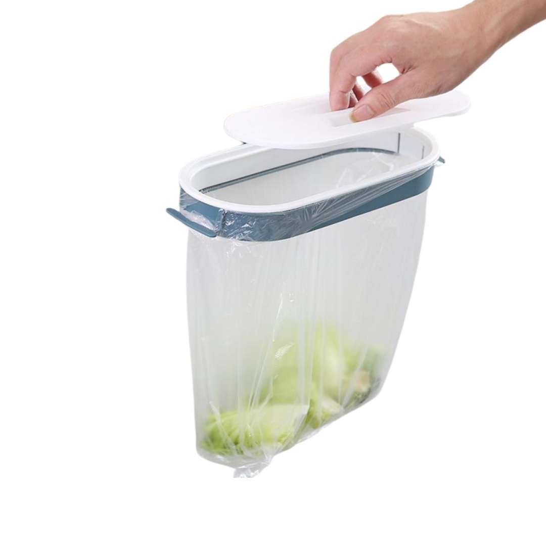 Platsbesparande avfallspåsehållare – Hållbar sophållare för kök och dörrmontering