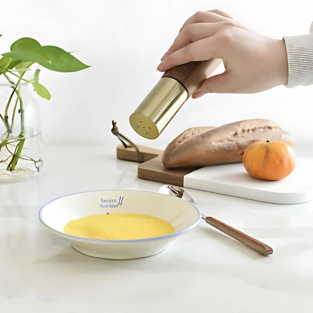 Miljövänlig träkvarn – Smidiga justerbara pepparkvarnar och saltkvarnar