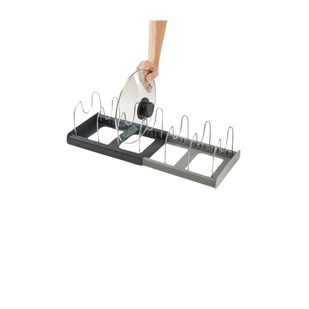 Justerbar köksgrytställ - Platsbesparande skåpförvaringsorganisatör