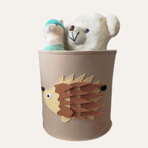 Multifunktionella tygkorgar - Organisera leksaker och nödvändigheter i barnrum