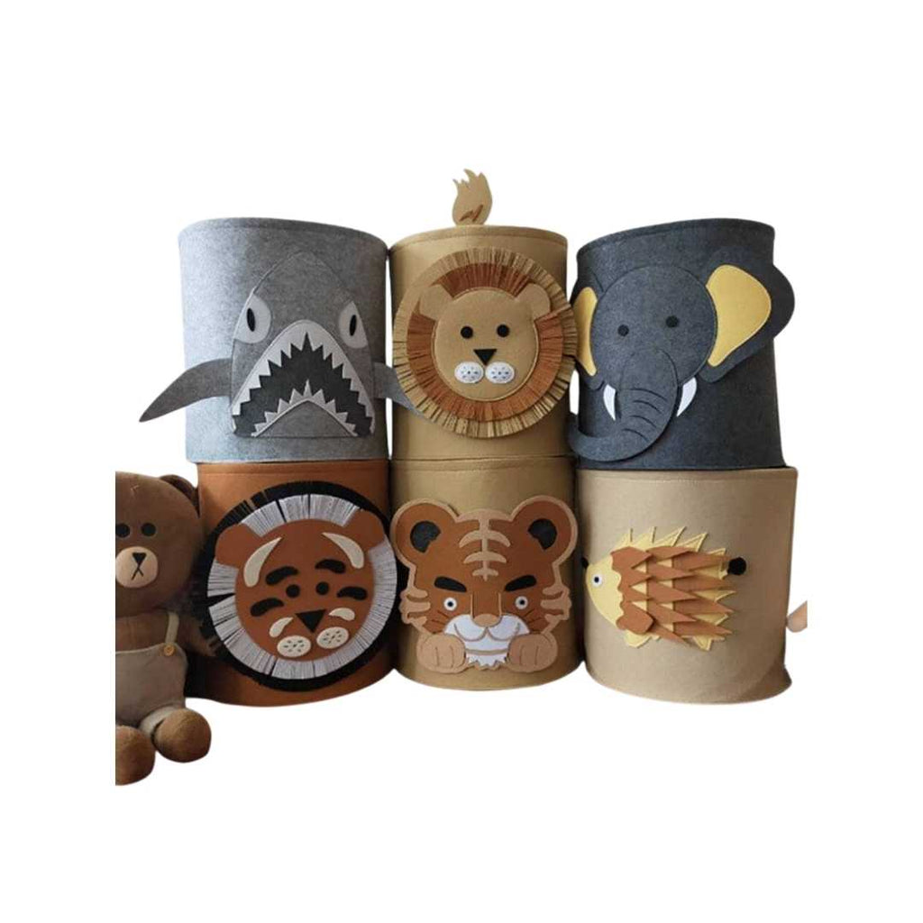 Multifunktionella tygkorgar - Organisera leksaker och nödvändigheter i barnrum