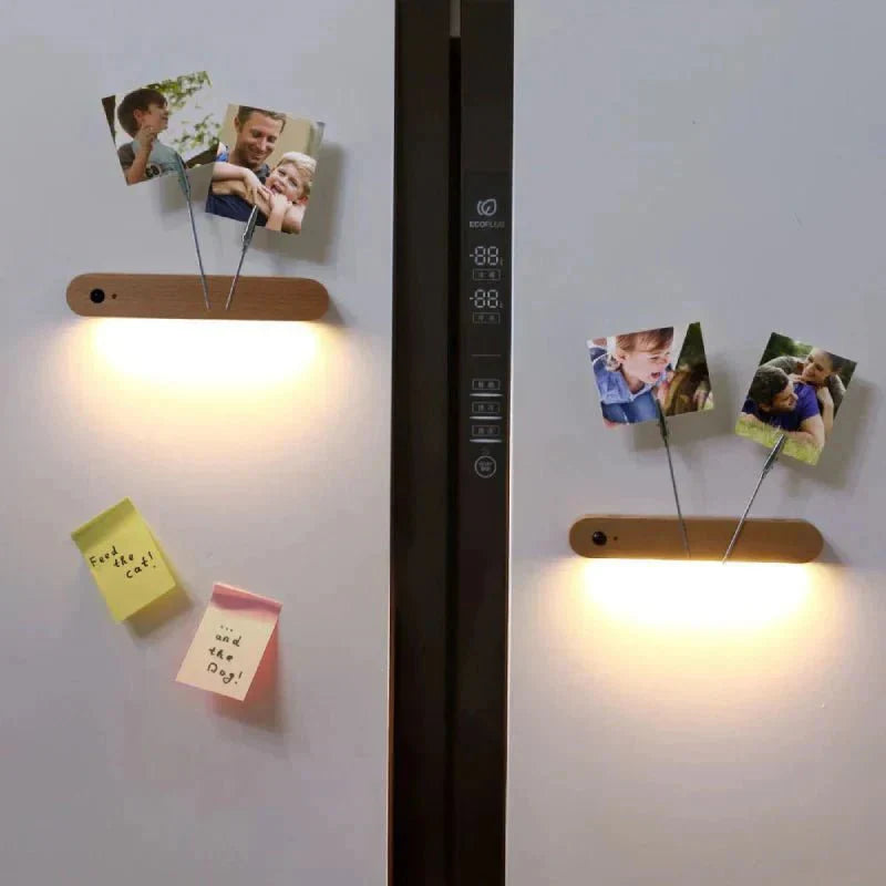Magnetisk nyckelhållare för hemmet - LED-rörelse väggmonterad ställning