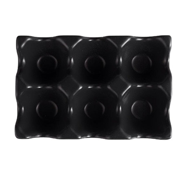 Designeräggställ i keramik – Elegant pastellfärgad organisatör för bänkskivor och kylskåp