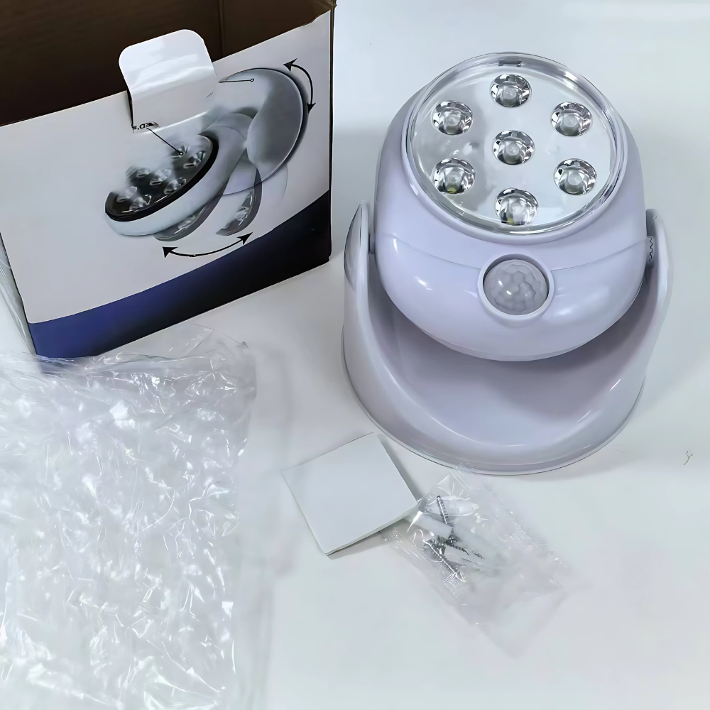 Trådlös utomhuslampa med rörelsesensor – LED-säkerhetsbelysning för hemmabruk