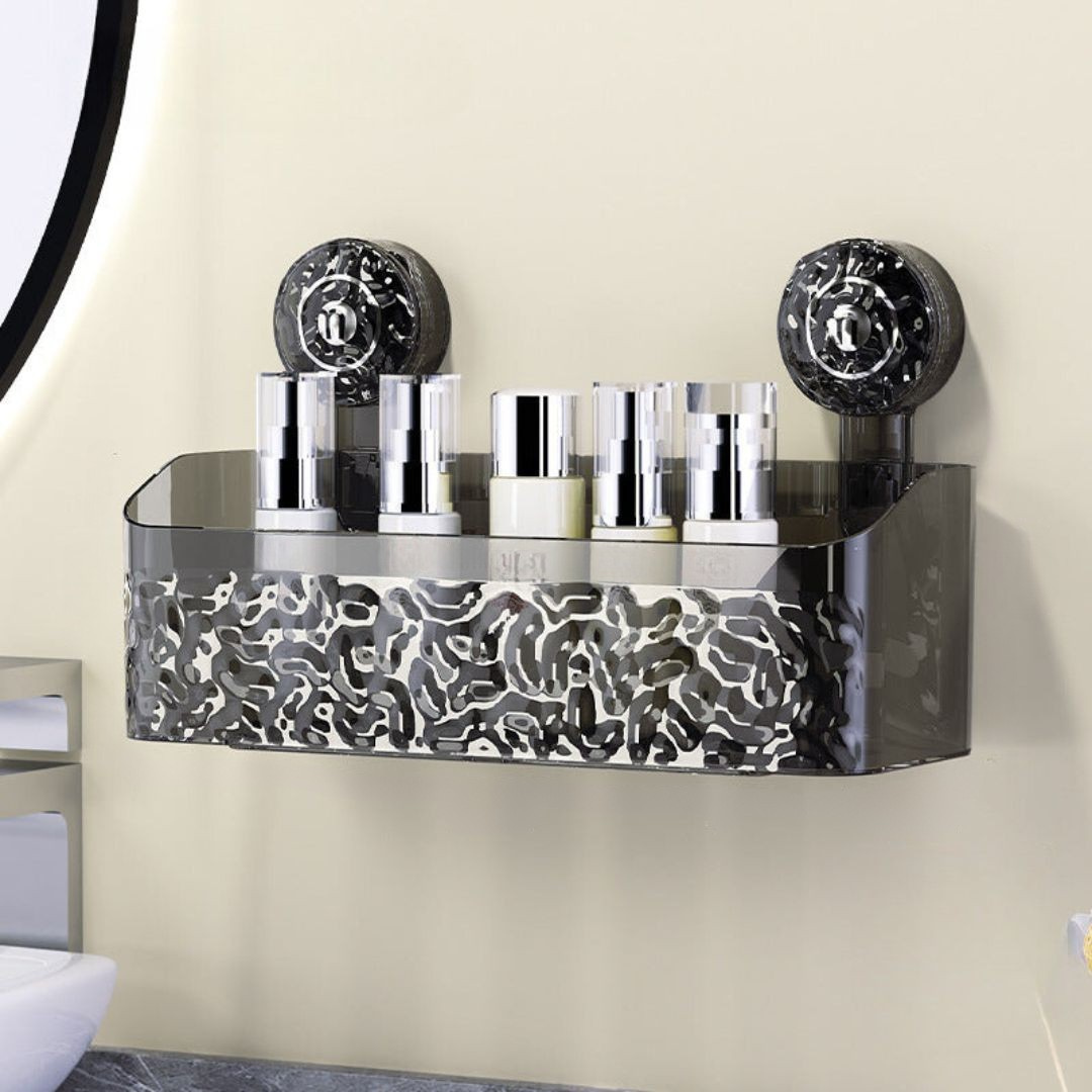 Akryl duschhylla utan borrning – Badrumsorganisatör för enkel förvaring