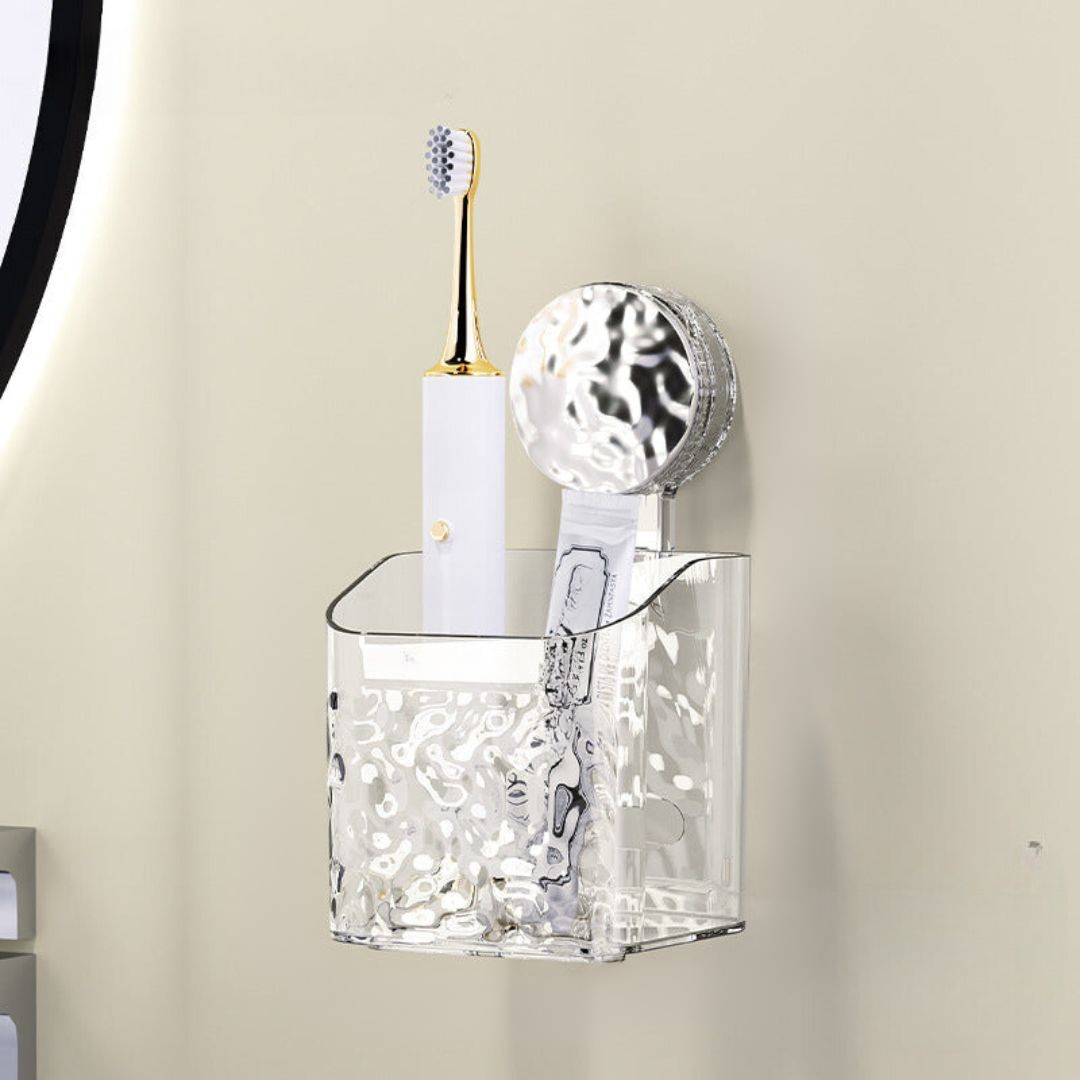 Akryl duschhylla utan borrning – Badrumsorganisatör för enkel förvaring