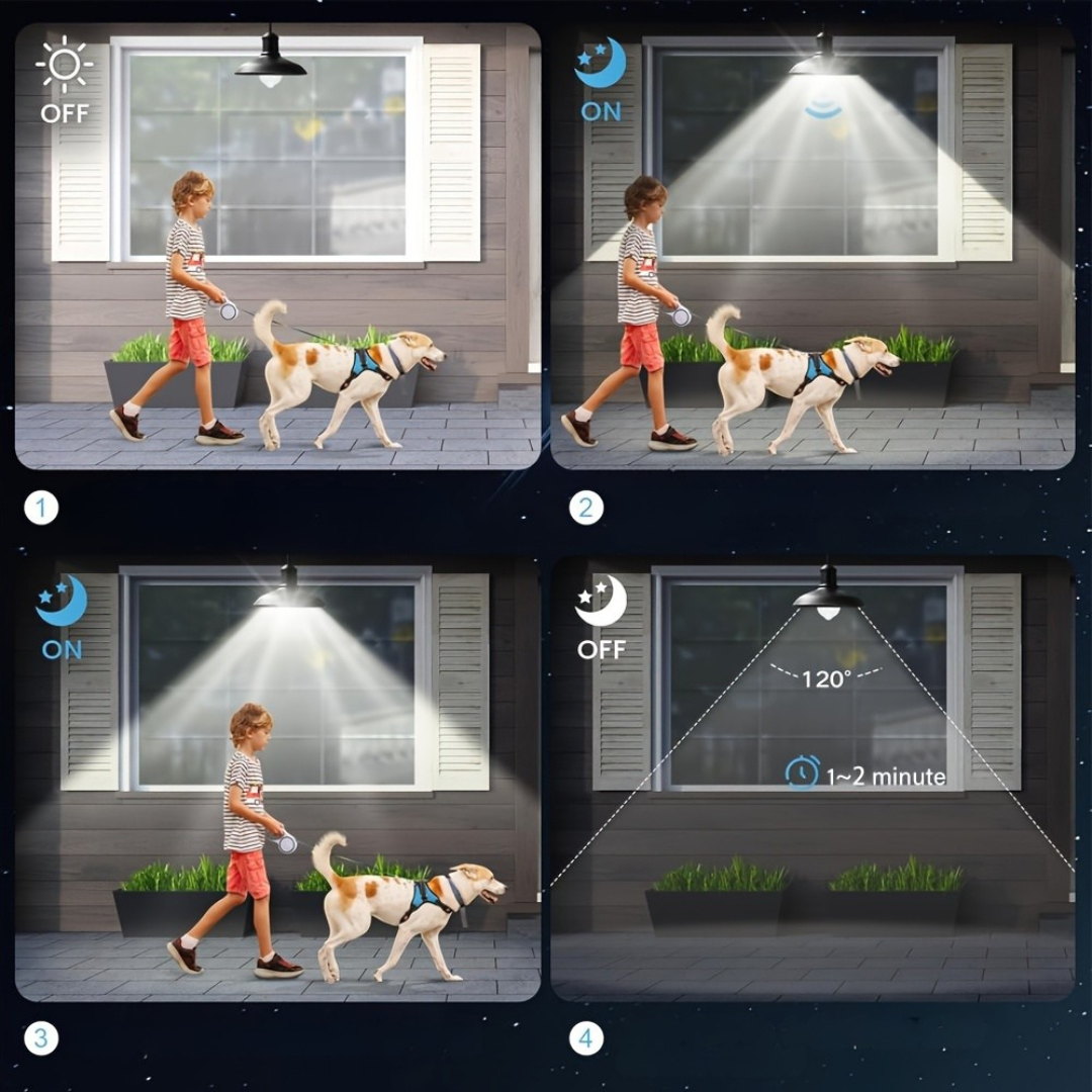 Auto-On LED-rörelsesensorlampa – Energibesparande nattlampa för inomhusbruk