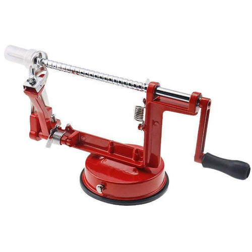 3-i-1 äppelskalare, urkärnare och skivare – Kraftig halkfri köksredskap för enkel fruktförberedelse