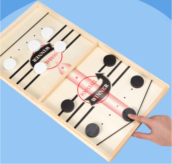 Interaktivt 2-i-1-hockeyspelbord – Rolig arkadliknande hemmaunderhållning