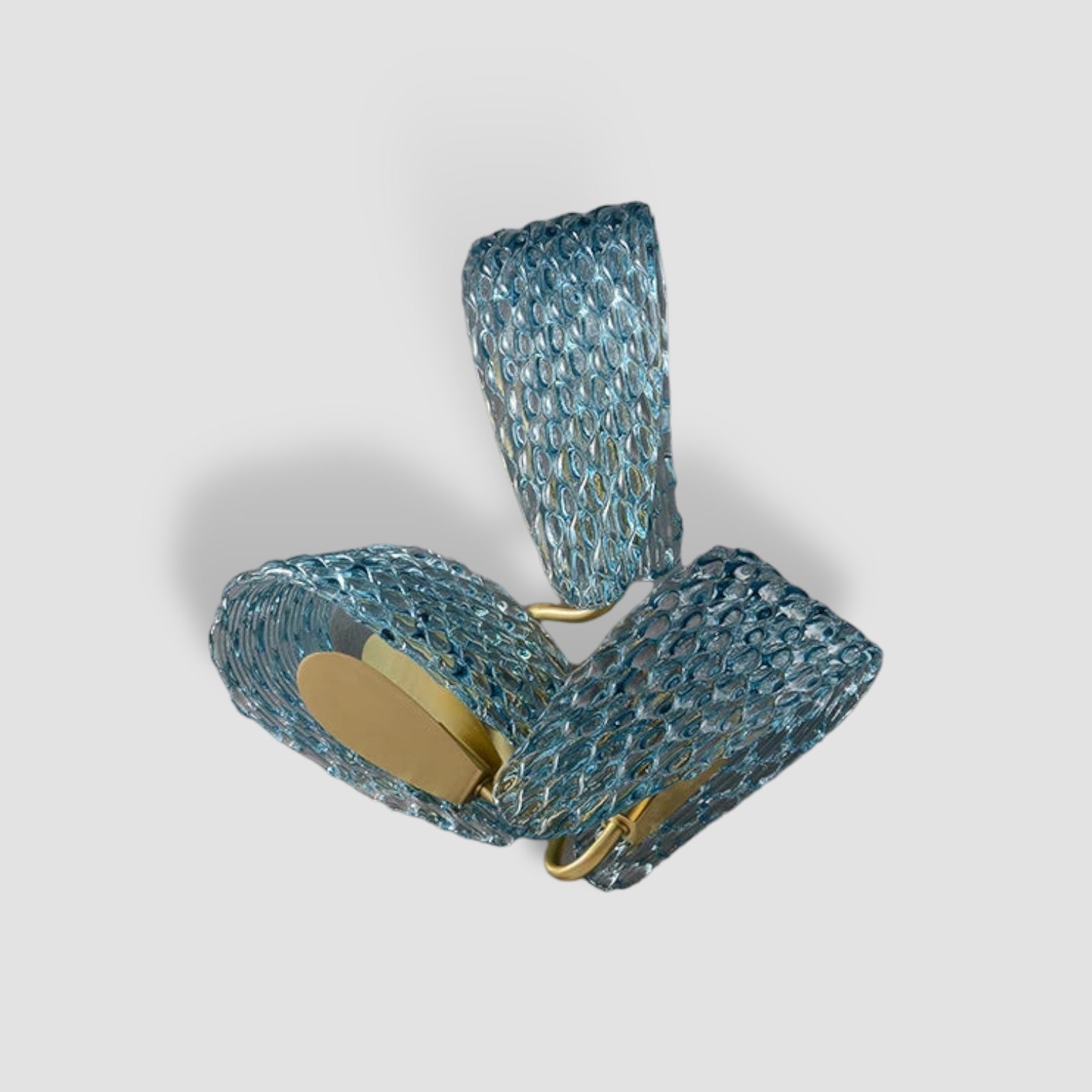 Vägglampa i kristallglas - Sofistikerad LED-armatur för inomhusbruk