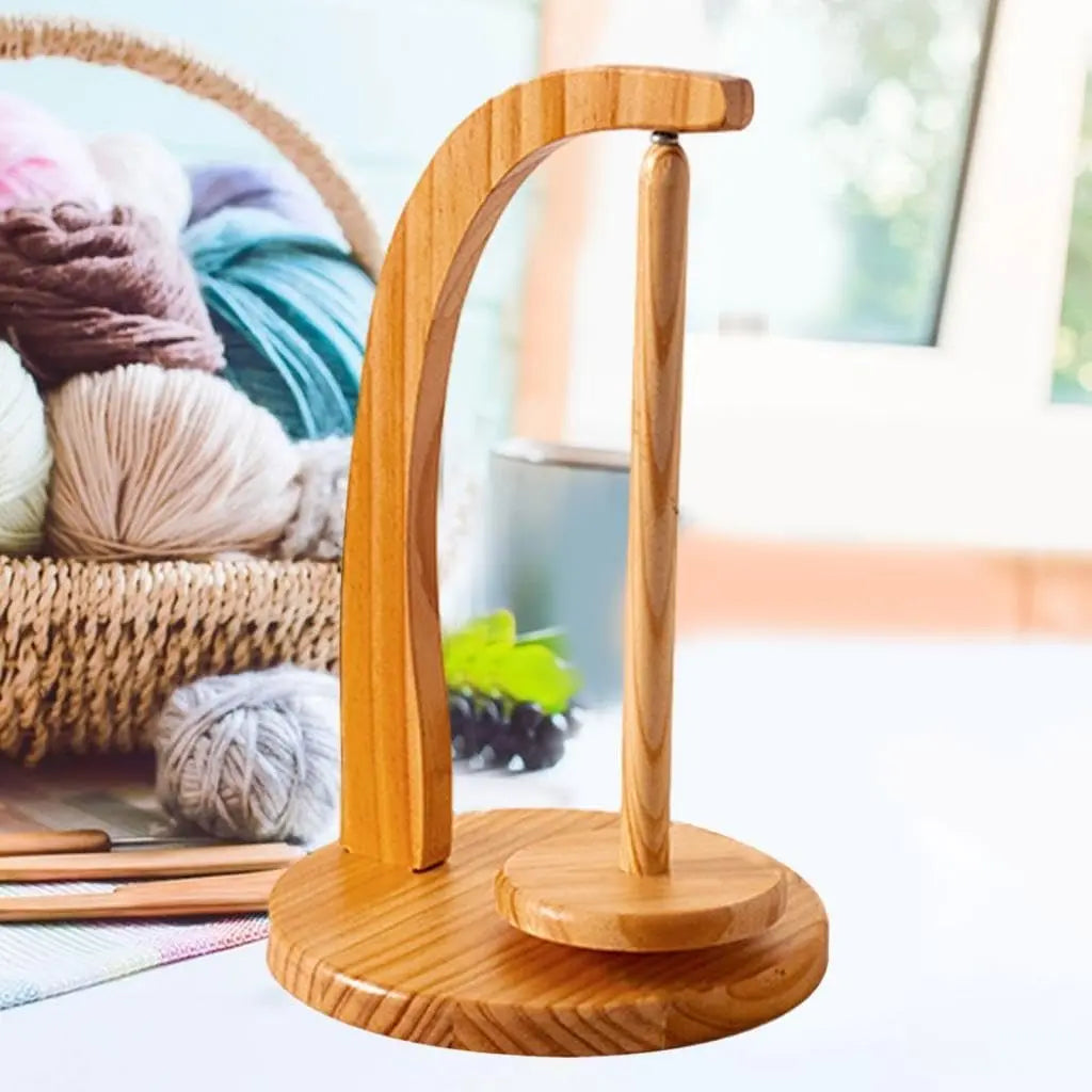 Bordsgarnslindare – Träorganisatör för stickning av trasselfritt garn