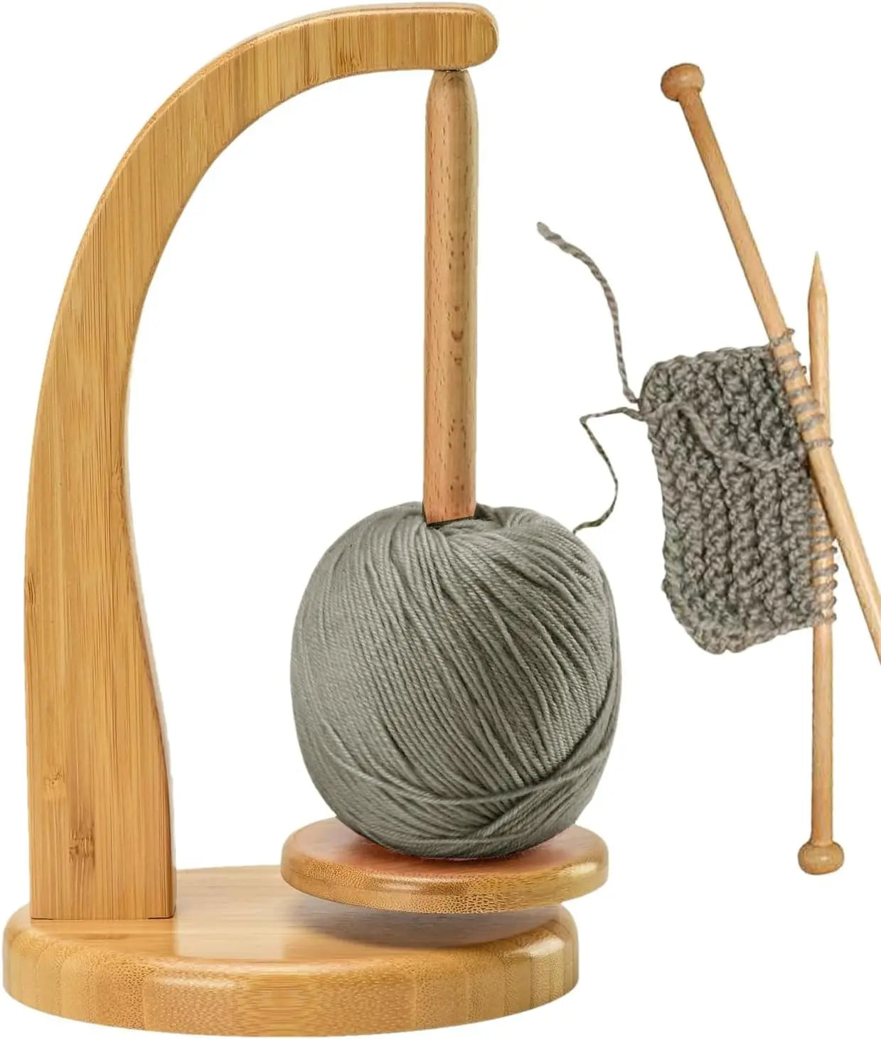 Bordsgarnslindare – Träorganisatör för stickning av trasselfritt garn