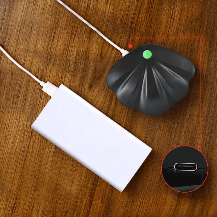 Uppladdningsbar snäckformad nattlampa – Mjukt skenande sänglampa