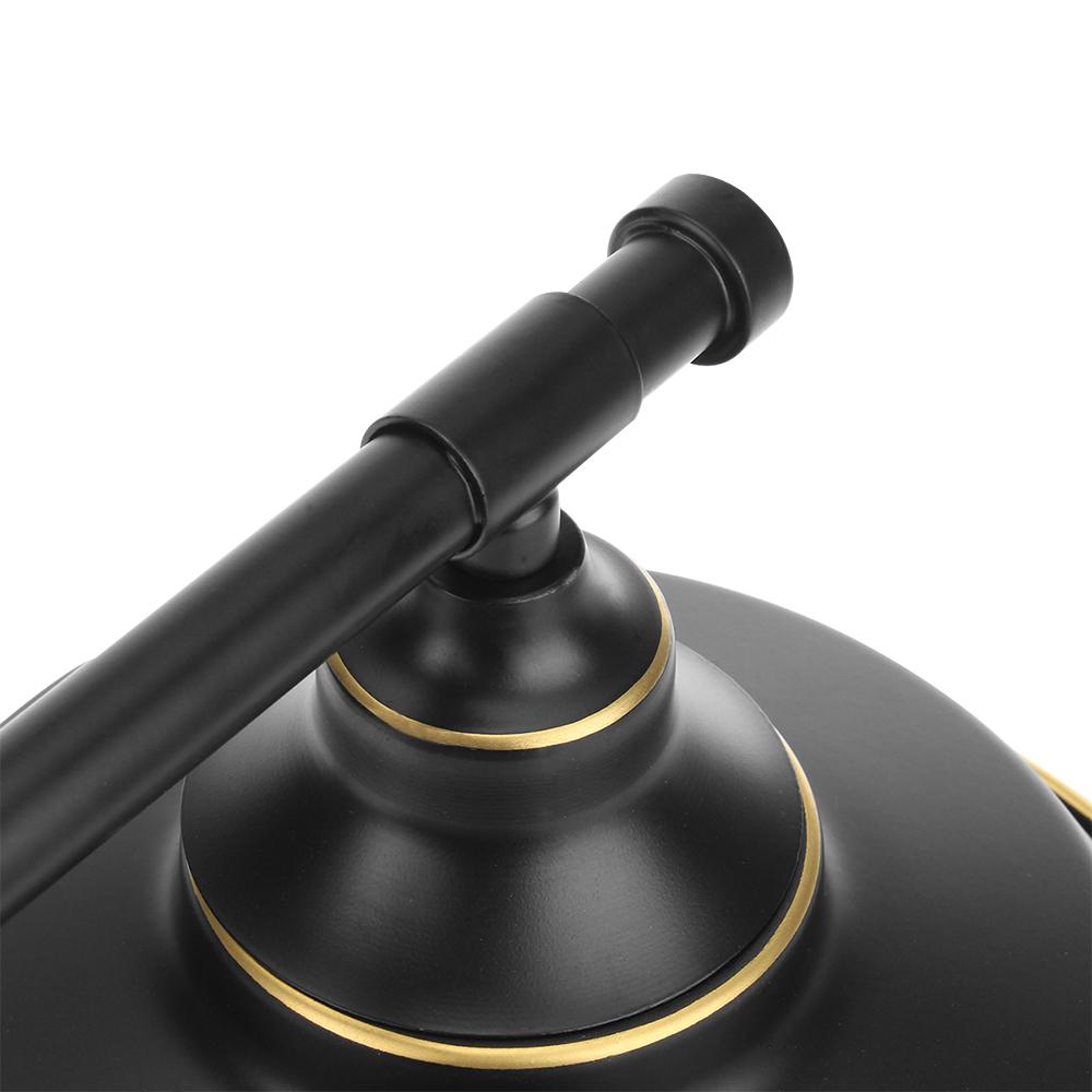 Klassisk lantlig vägglampa - Rustik svart trippelljus