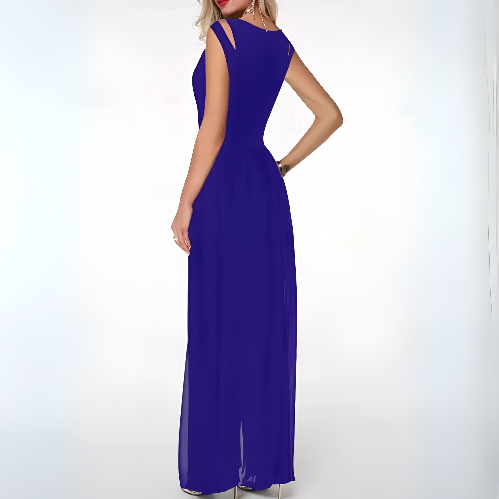 Ärmlös jumpsuit för kvinnor