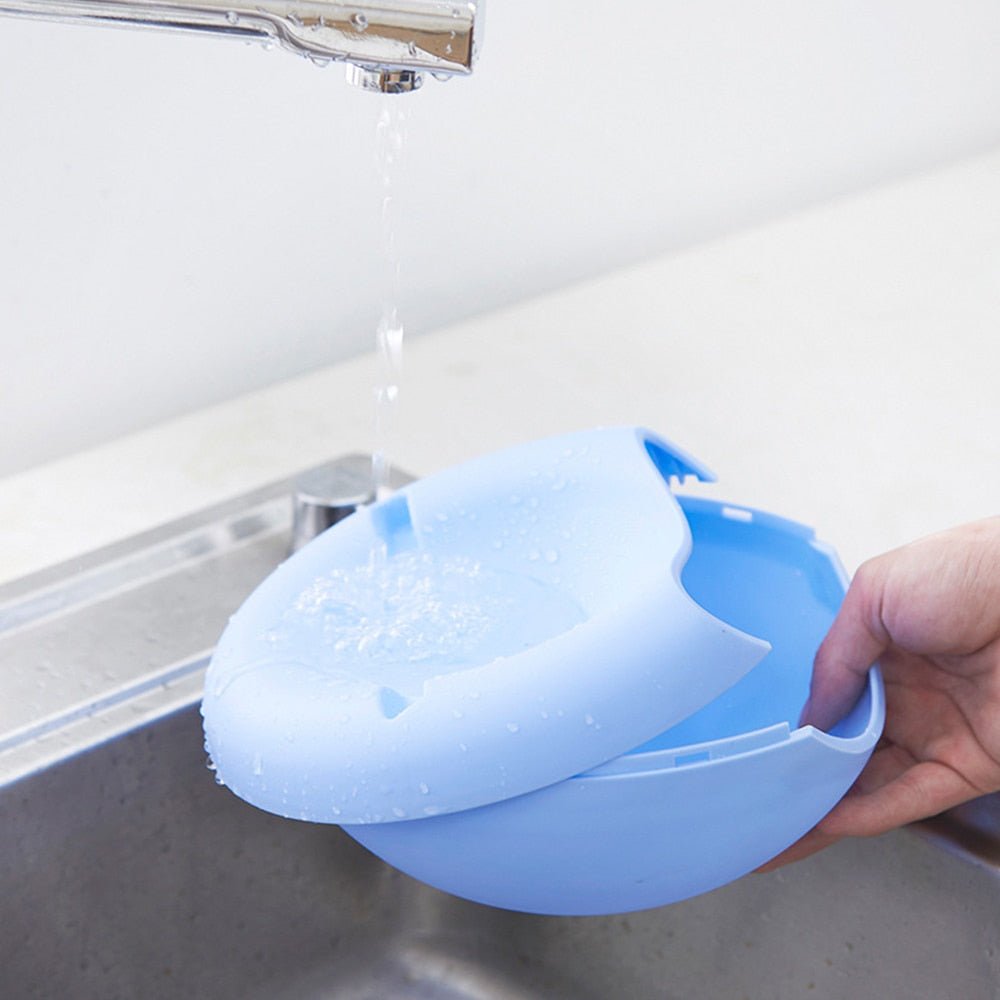 2-i-1-skål med telefonhållare – Smart snacksorganisatör för soffan och avkopplande stunder