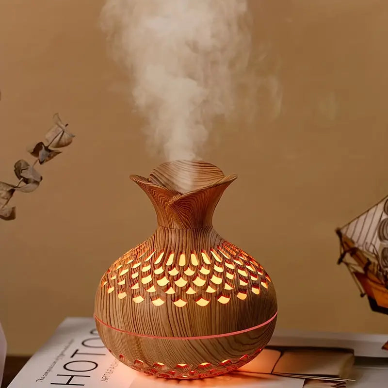 Ultraljudsdiffusor för eteriska oljor – Elegant design för lugnande aromaterapi i hemmet