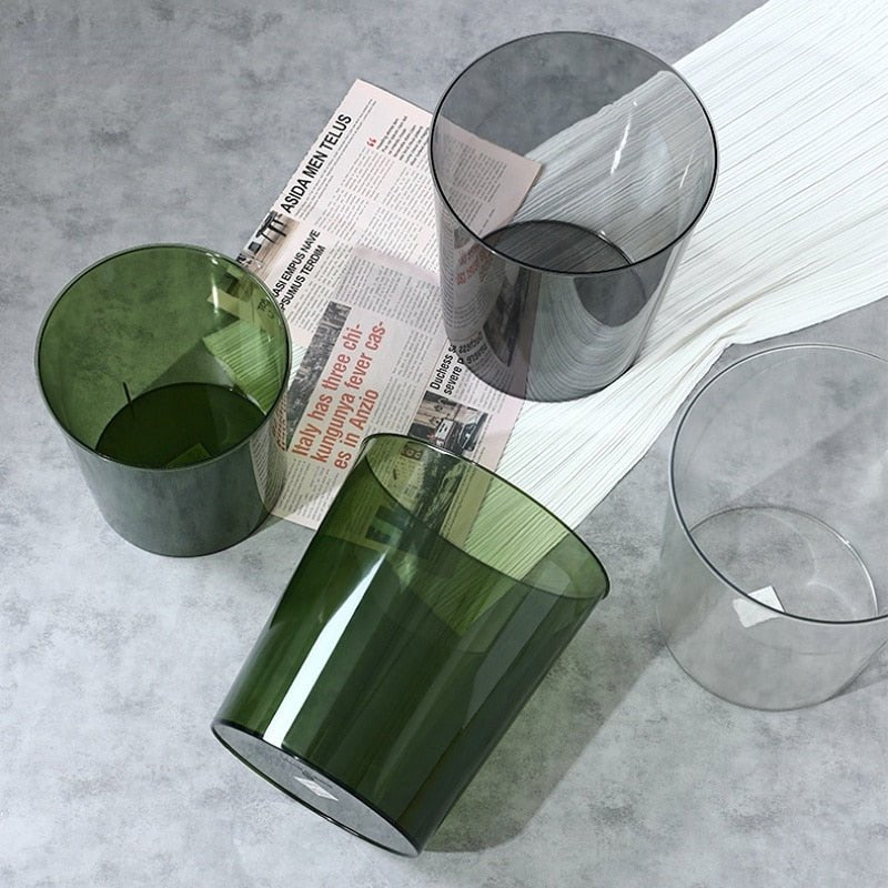 ClearVista - Premium transparent papperskorg