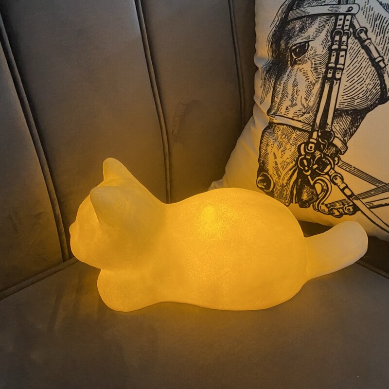 Bedårande kattnattlampa - Mjuk stämningsfull LED-lampa