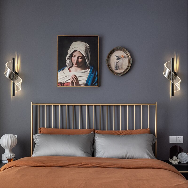 Vellora - Lyxig vägglampa med glaskandelaber