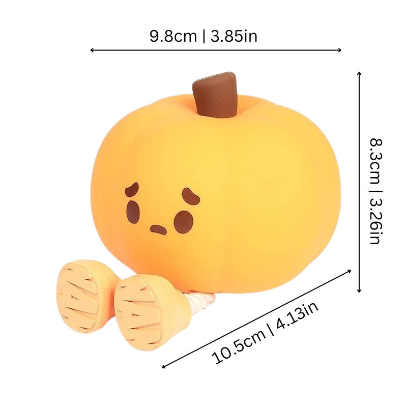 Glödande Pumpa Buddy – Söt LED-nattlampa