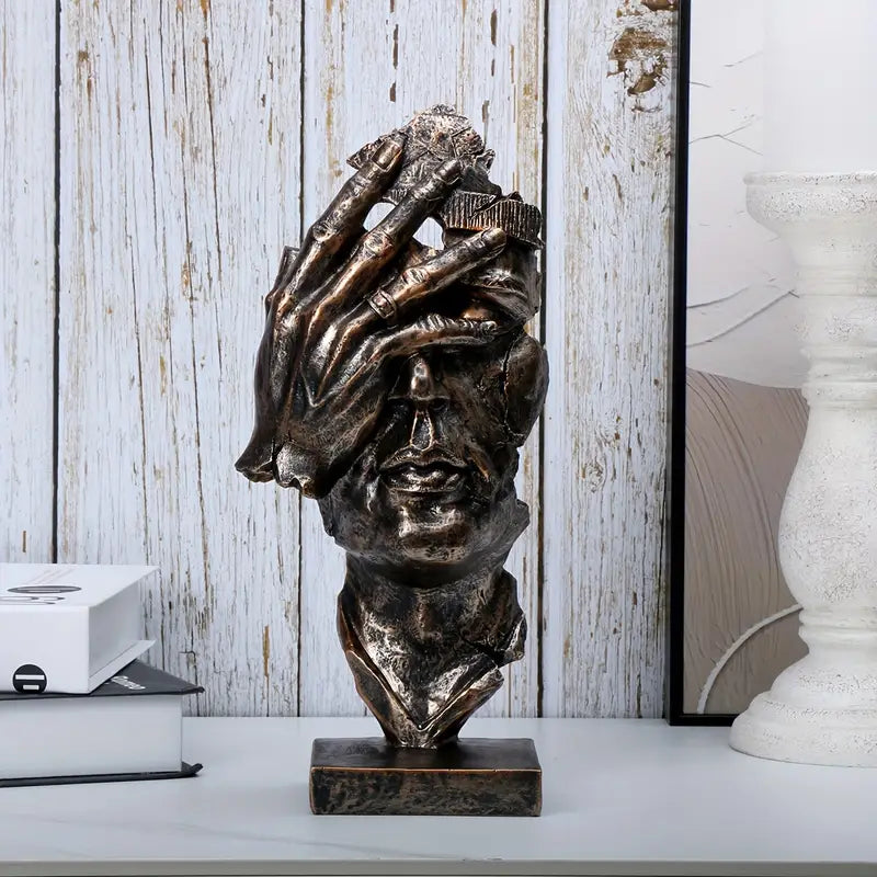 Modern 3-delad skulpturkollektion – Eleganta abstrakta figurer