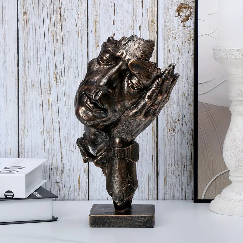 Modern 3-delad skulpturkollektion – Eleganta abstrakta figurer