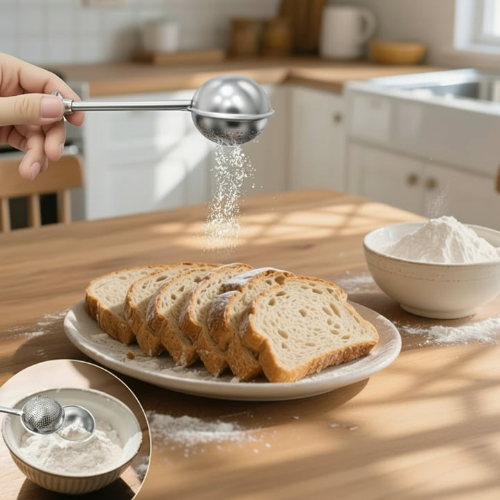 Multifunktionell köksvändare - Fin silnät för matlagning och bryggning