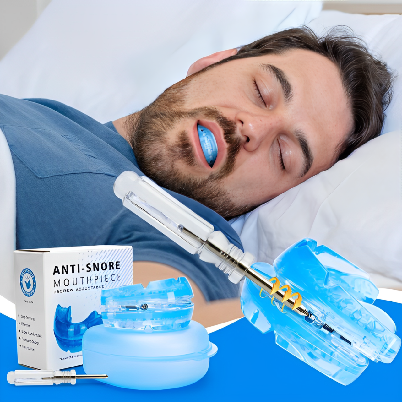 Ergonomiskt munstycke för sömn – Minska snarkning för en bättre nattsömn