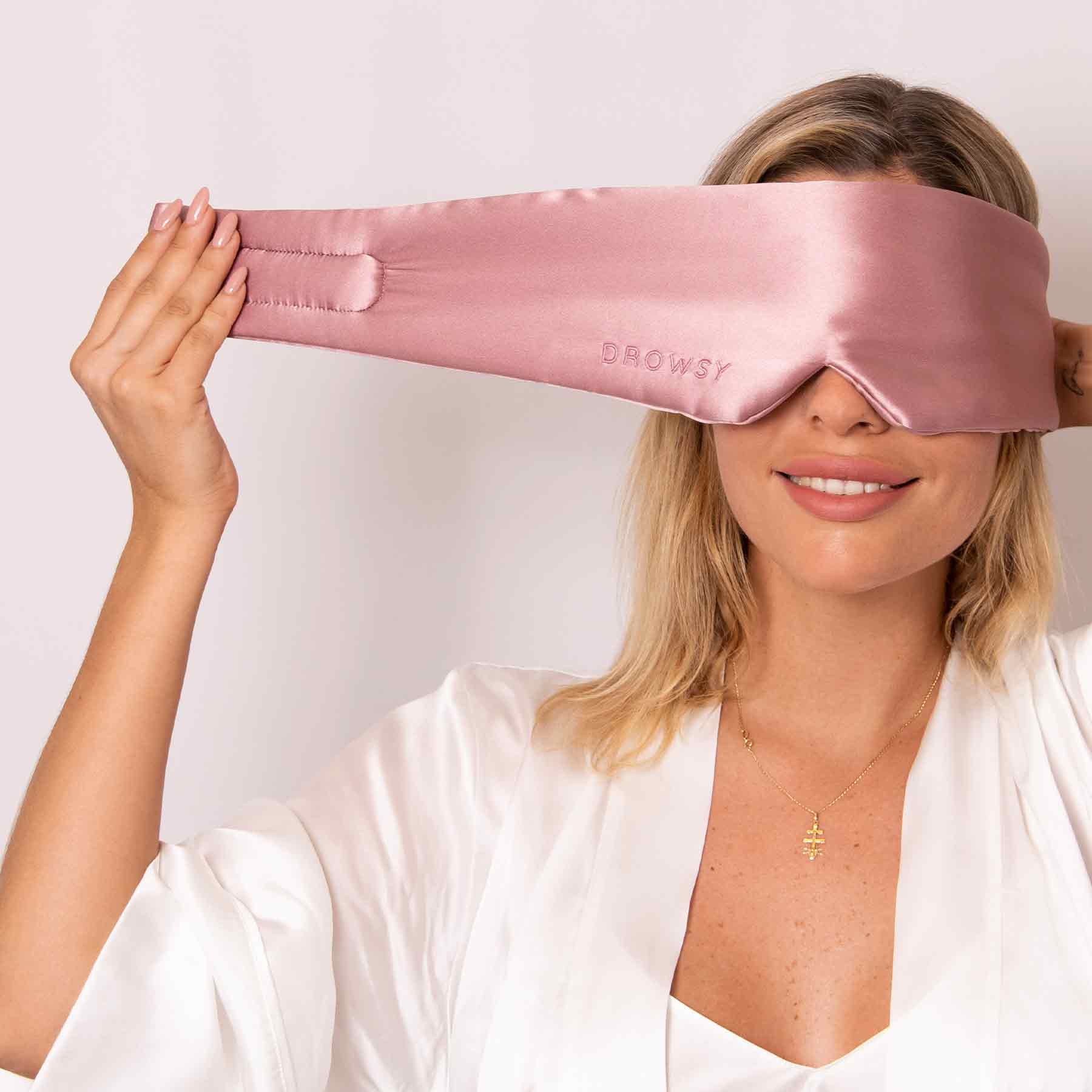 Premium sidensömnmask – Ultramjuk ljusblockerare