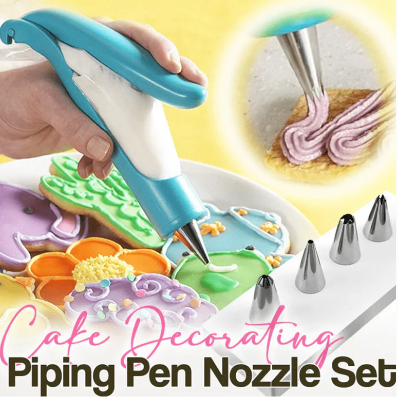 Professionellt tårtspritsningsset - Lättanvända dekorationsverktyg för kreativ bakning