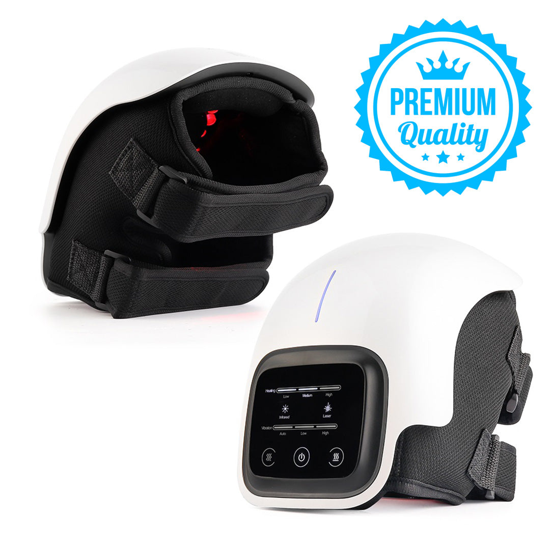 Smart uppvärmd knämassageapparat - Lugnande värmeterapi för smärtlindring och snabbare ledhjälp