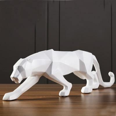 Panther Geometrisk skulptur