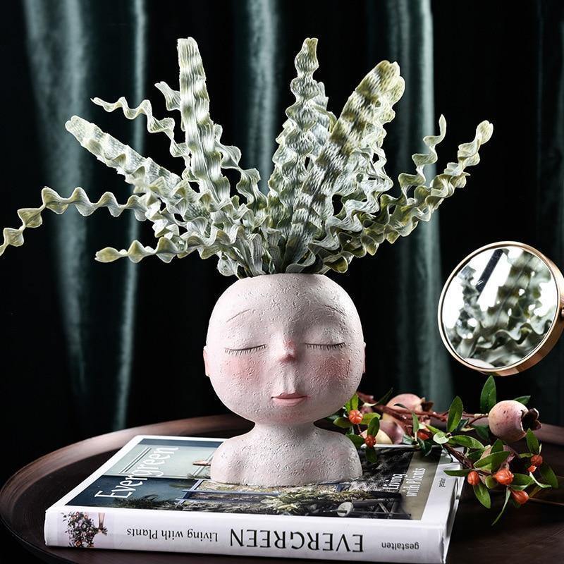 Tranquil Sleep Face Planter Vas