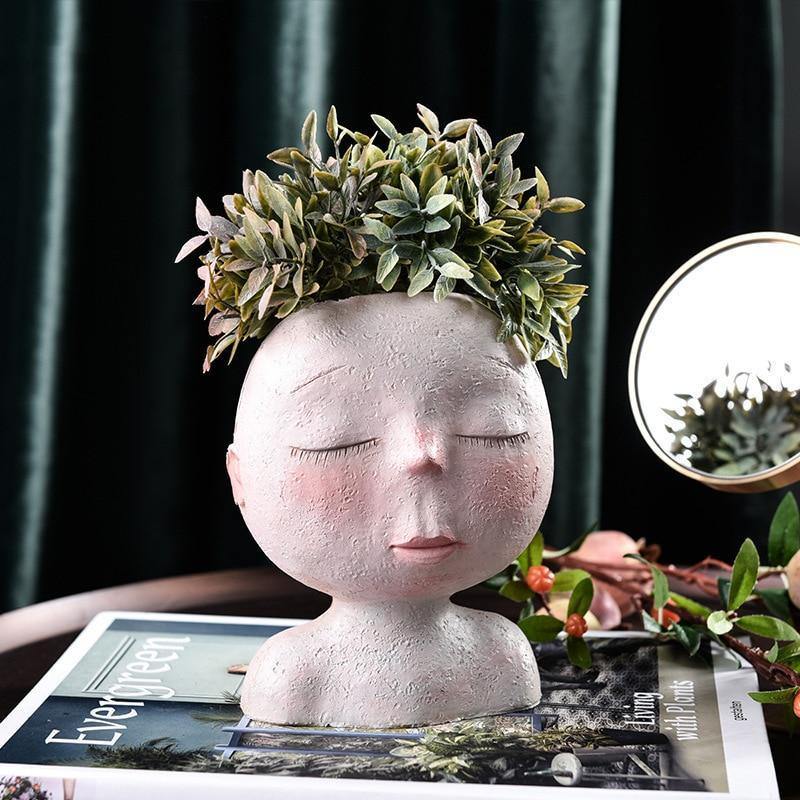 Tranquil Sleep Face Planter Vas
