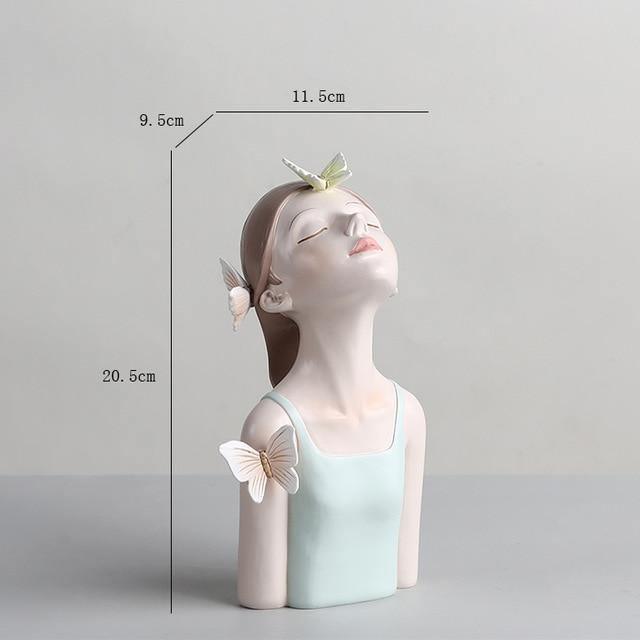 Butterfly Woodland Lady dekorationer