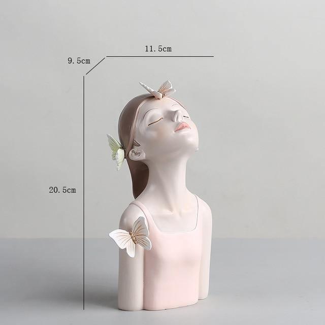 Butterfly Woodland Lady dekorationer