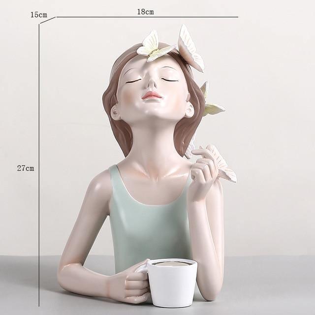 Butterfly Woodland Lady dekorationer