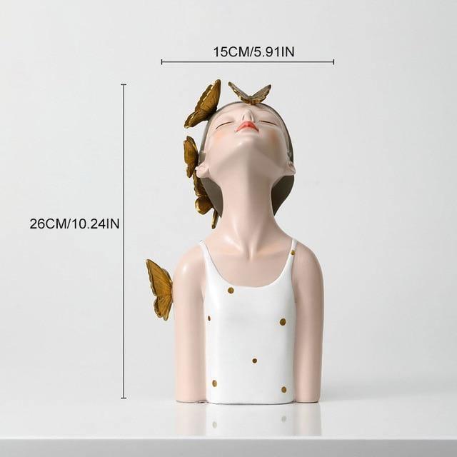 Butterfly Woodland Lady dekorationer