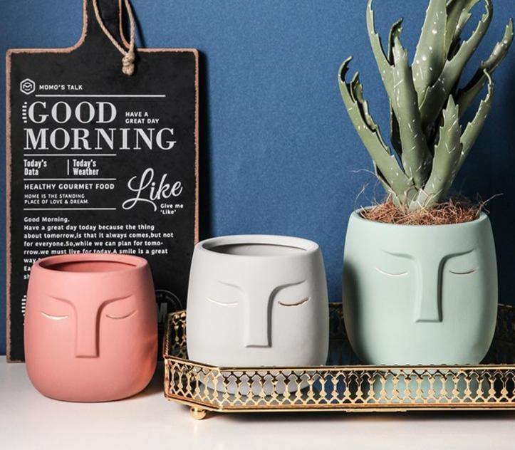 Keramisk Modern Dreaming Face Planter