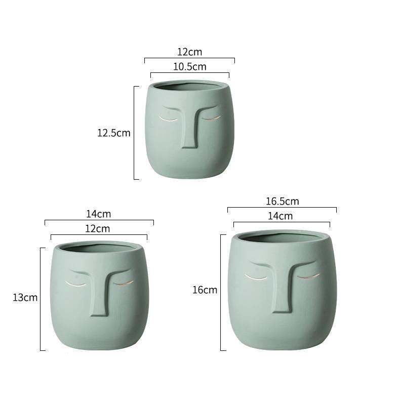 Keramisk Modern Dreaming Face Planter