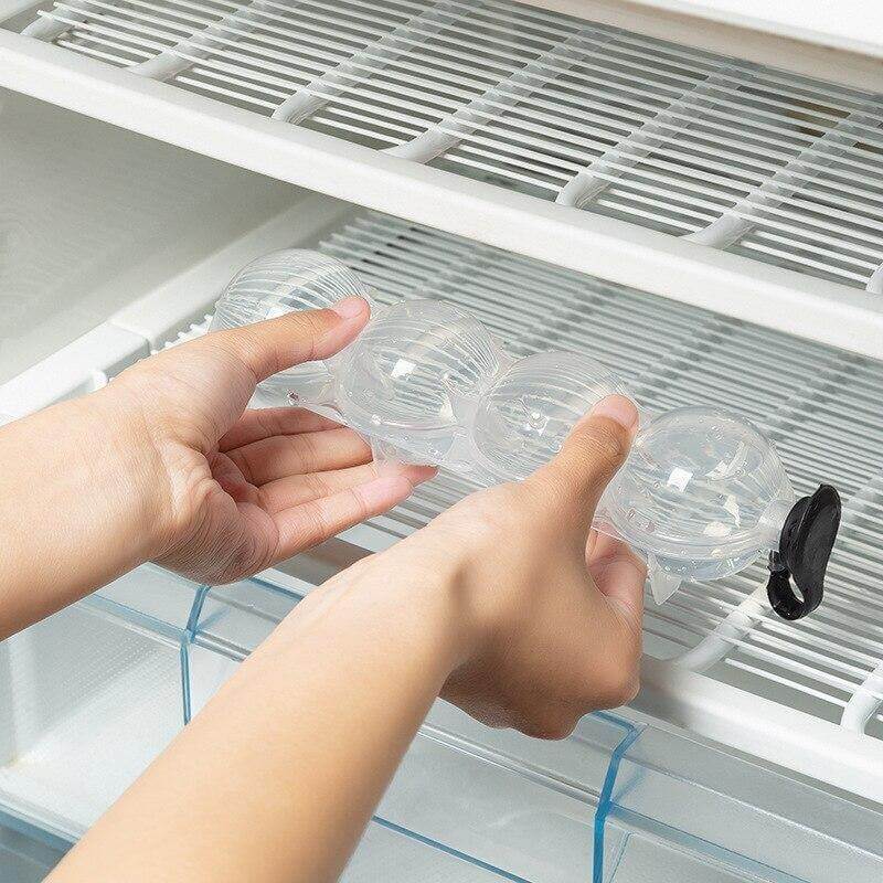 4-sfärisk isform – BPA-fri rund ismaskin med läckagesäkert lock