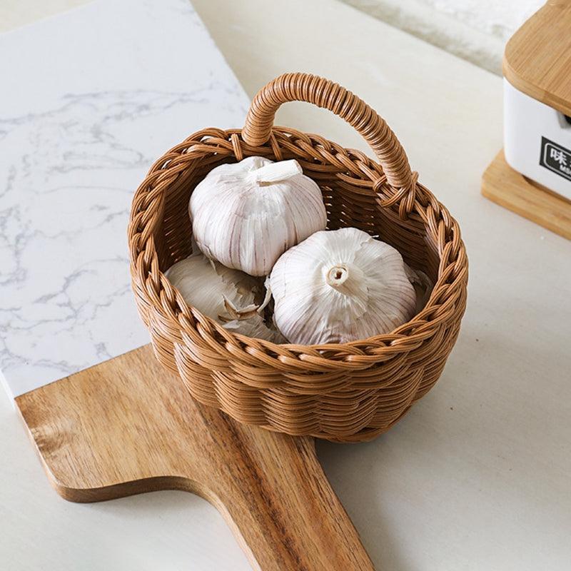 Lantlig stuga hängande plantering