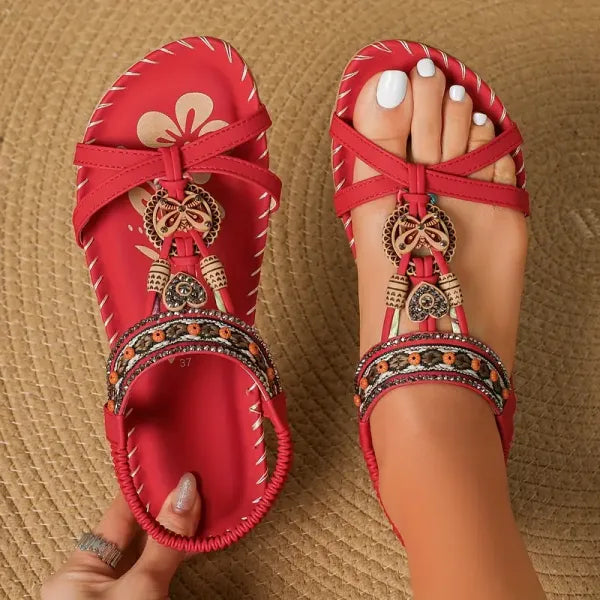 Slip-on Boho Flats för kvinnor