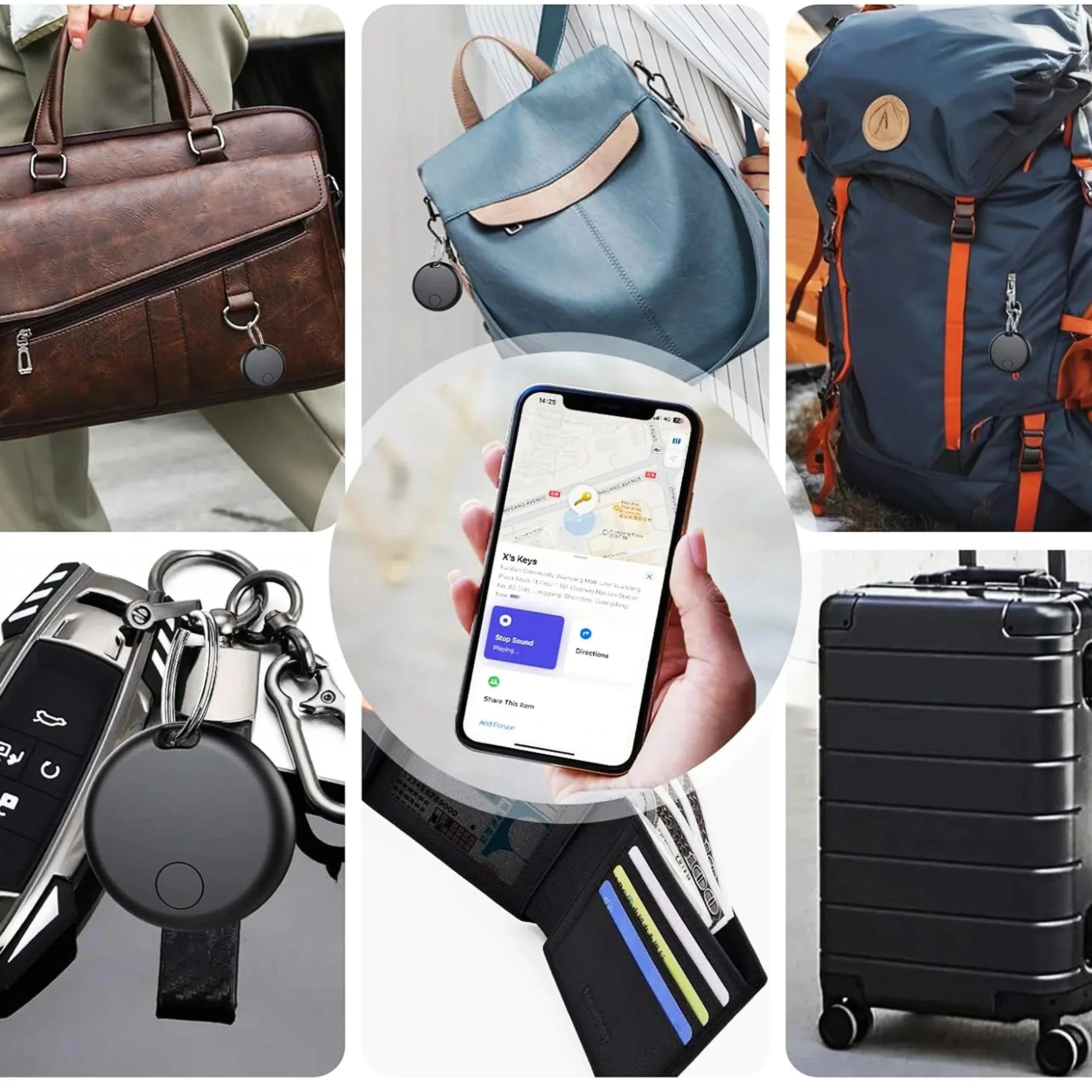 Bluetooth GPS-spårare – Smart lokalisering för nycklar, väskor och värdesaker