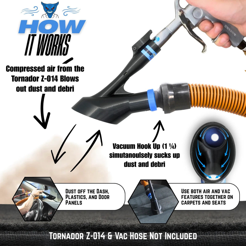 2-i-1 bärbar billuftkompressor och handhållen dammsugare – trådlös däckpump med hög sugeffekt