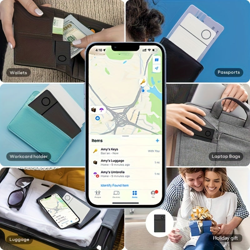 Ultratunt smart lokaliseringskort – Håll koll på plånböcker, väskor och viktiga saker