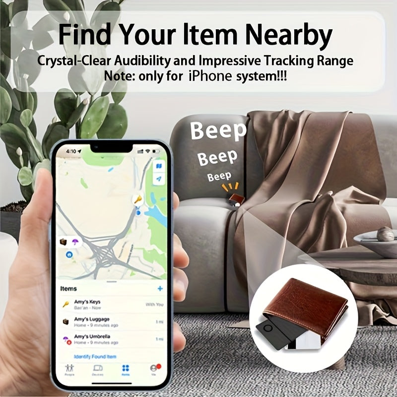 Ultratunt smart lokaliseringskort – Håll koll på plånböcker, väskor och viktiga saker