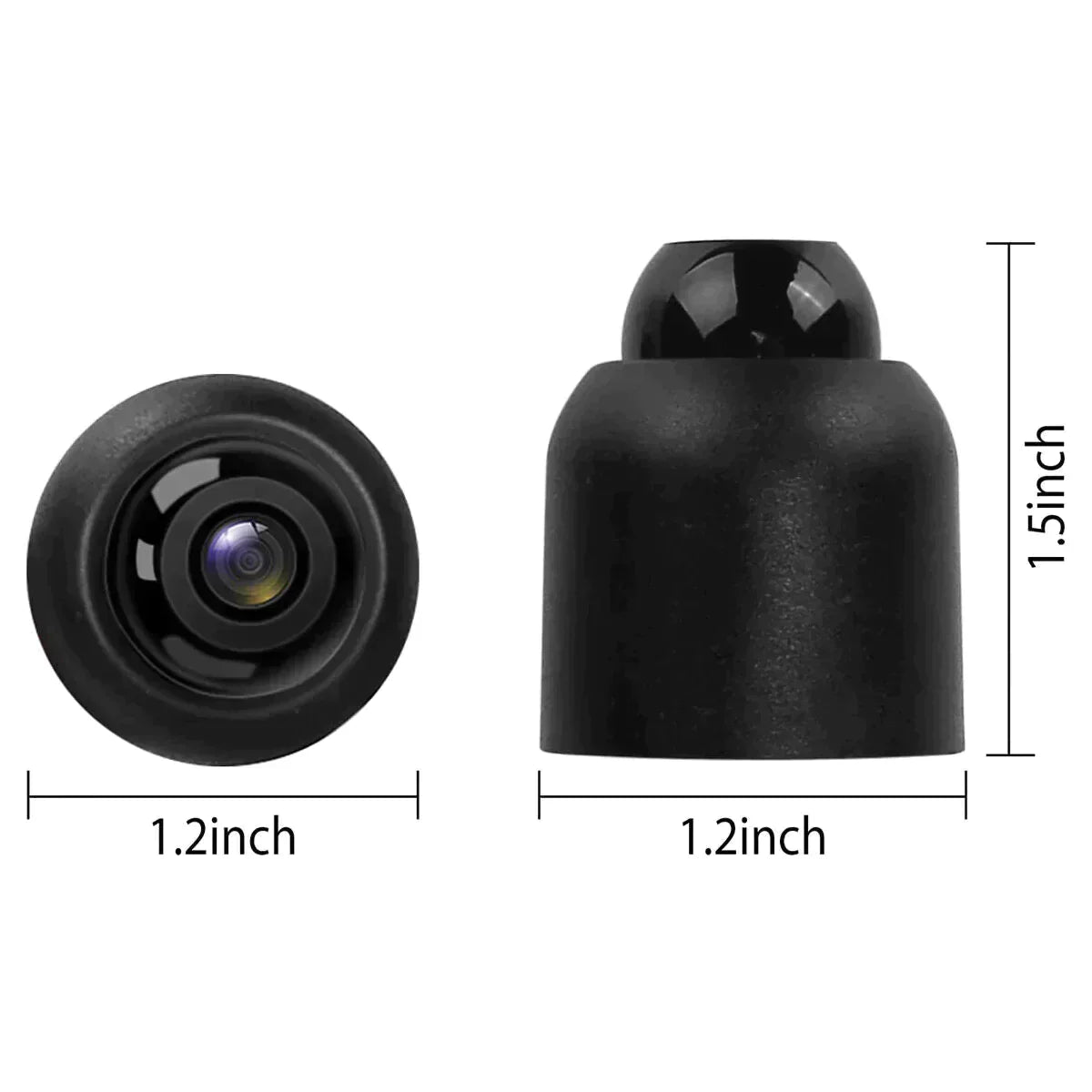 2-pack mini WiFi-säkerhetskameror - Trådlös HD-nattseende för barn- och husdjursövervakning
